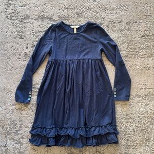 Matilda Jane Deep Blue Ruffle Dress
